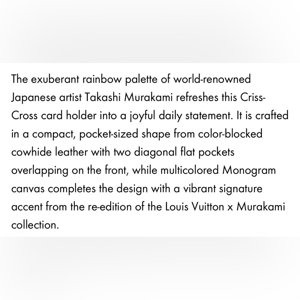 Louis Vuitton x Takashi Murakami Card Holder - Picture 11 of 15